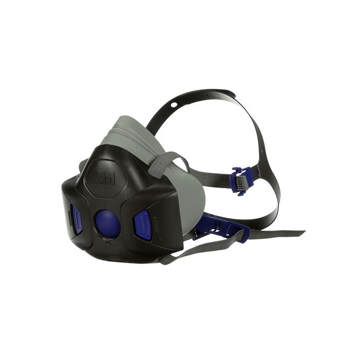 3M HF-802 SECURE CLICK HALF MASK MEDIUM - Black 3M HF-802 SECURE CLICK HALF MASK MEDIUM - Black