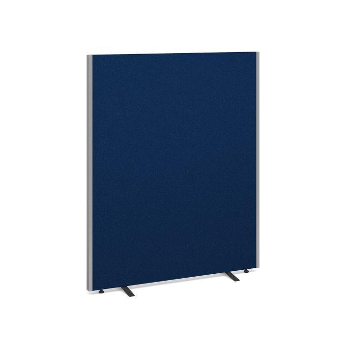 Floor standing fabric screen-Blue Floor standing fabric screen-Blue