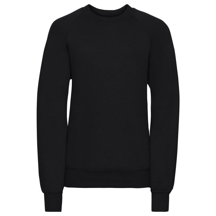 Kids raglan sleeve sweatshirt - Black - 1/2 Years Kids raglan sleeve sweatshirt - Black - 1/2 Years