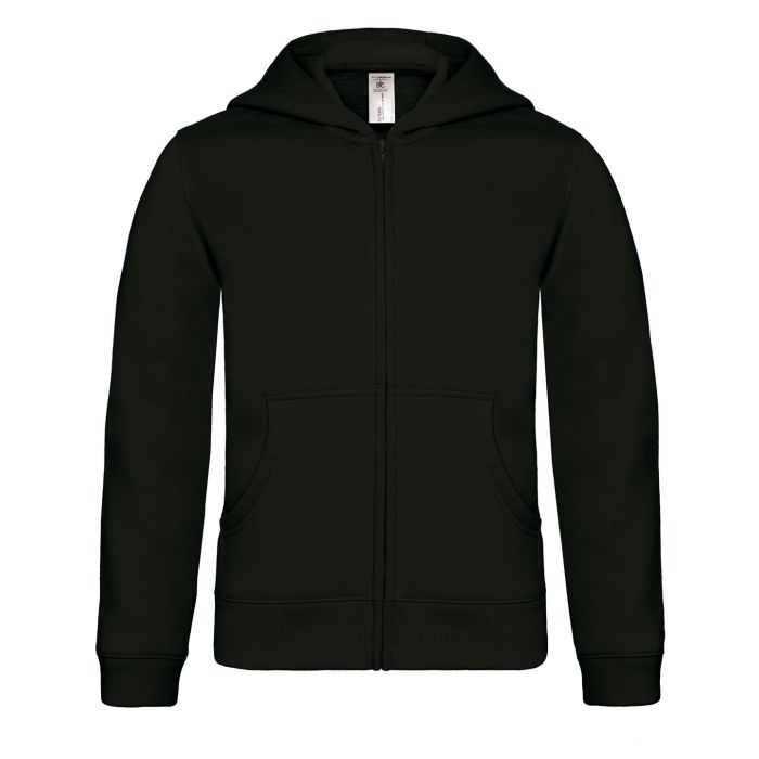 B&C Hooded full-zip /kids - Black - 3/4 Years B&C Hooded full-zip /kids - Black - 3/4 Years