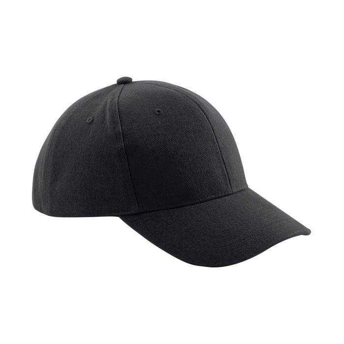 Pro-style heavy brushed cotton cap - Black - One size Pro-style heavy brushed cotton cap - Black - One size