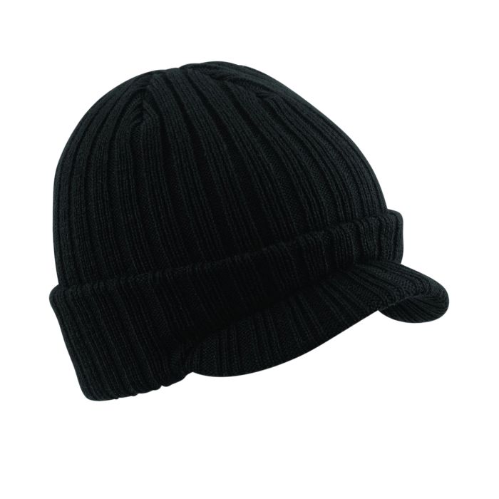Peaked beanie - Black - One size Peaked beanie - Black - One size