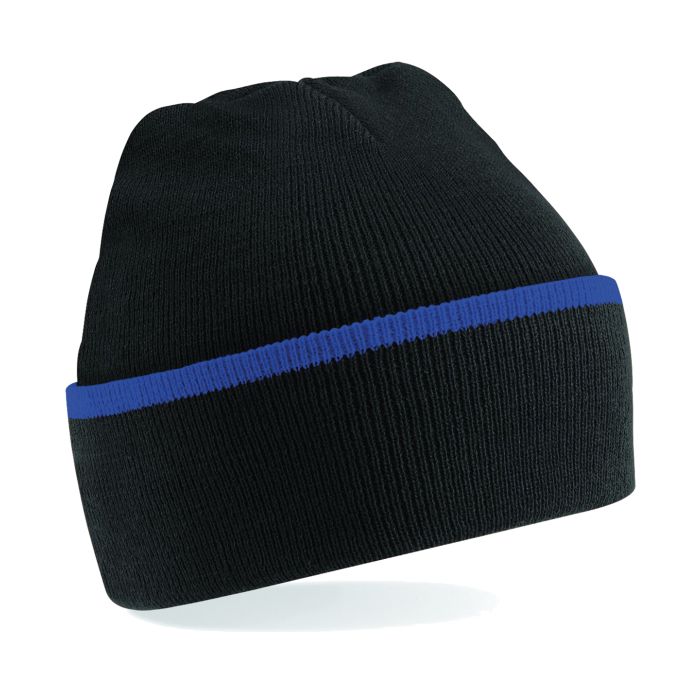 Teamwear beanie - Black/Bright Royal - One size Teamwear beanie - Black/Bright Royal - One size