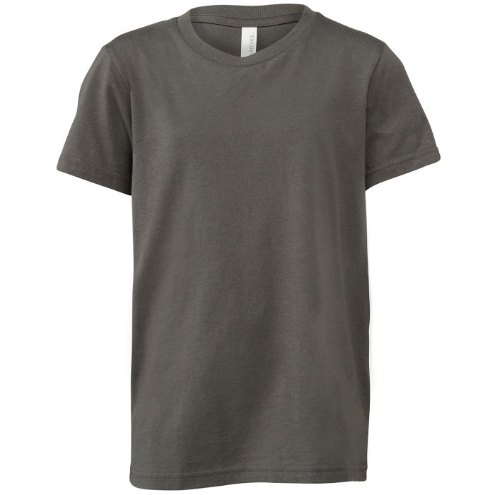 Youth Jersey short sleeve tee - Asphalt - S Youth Jersey short sleeve tee - Asphalt - S