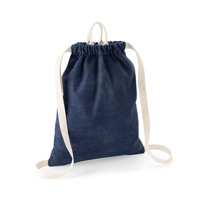 Denim gymsac - Denim Blue - One size Denim gymsac - Denim Blue - One size