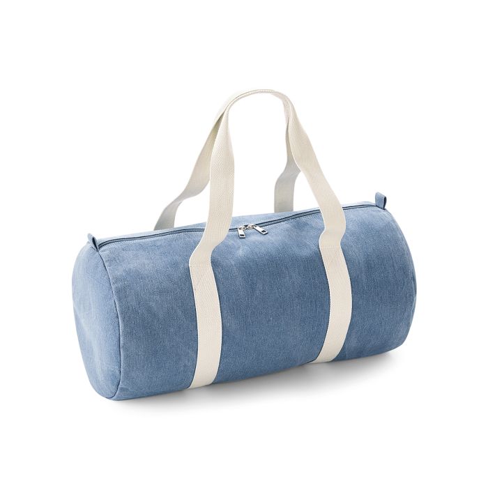 Denim barrel bag - Light Denim - One size Denim barrel bag - Light Denim - One size