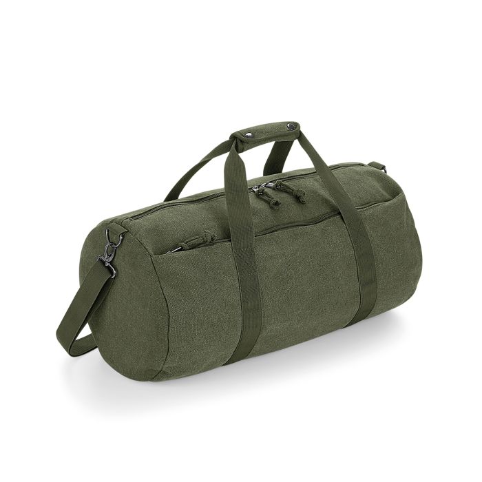 Vintage canvas barrel bag - Vintage Military Green - One size Vintage canvas barrel bag - Vintage Military Green - One size