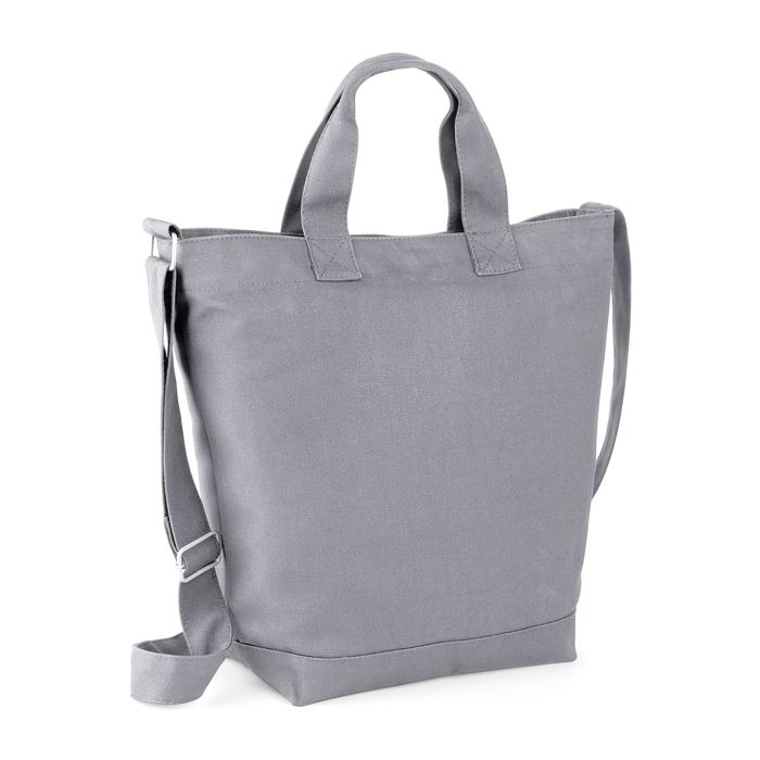 Canvas day bag - Light Grey - One size Canvas day bag - Light Grey - One size