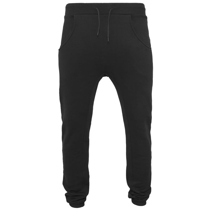 Heavy deep-crotch sweatpants - Black - S Heavy deep-crotch sweatpants - Black - S