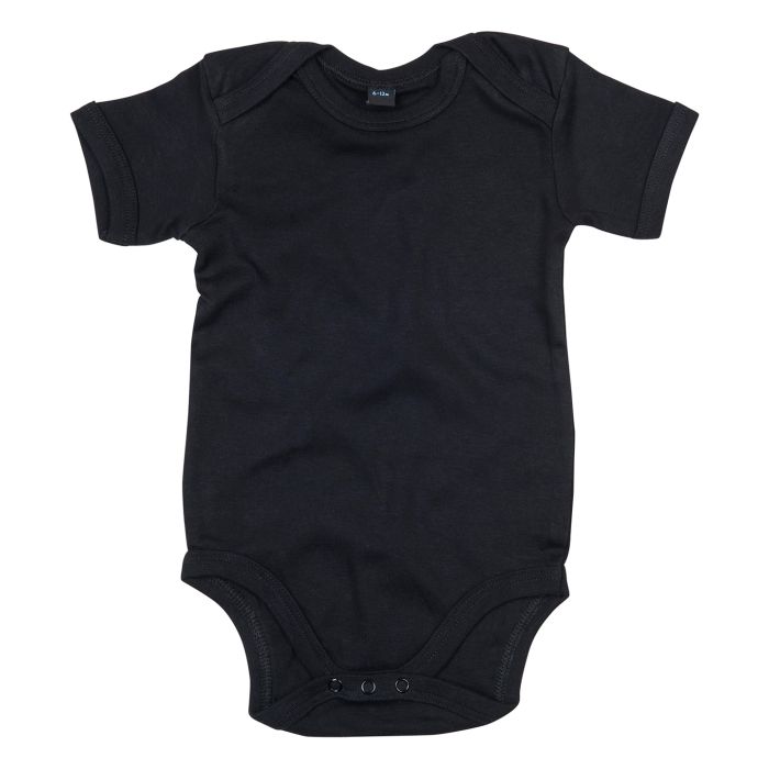 Baby bodysuit - Organic Black* - 0/3 Months Baby bodysuit - Organic Black* - 0/3 Months