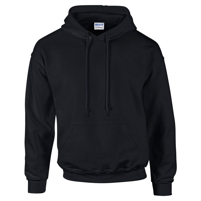 DryBlend® adult hooded sweatshirt - Black - S DryBlend® adult hooded sweatshirt - Black - S