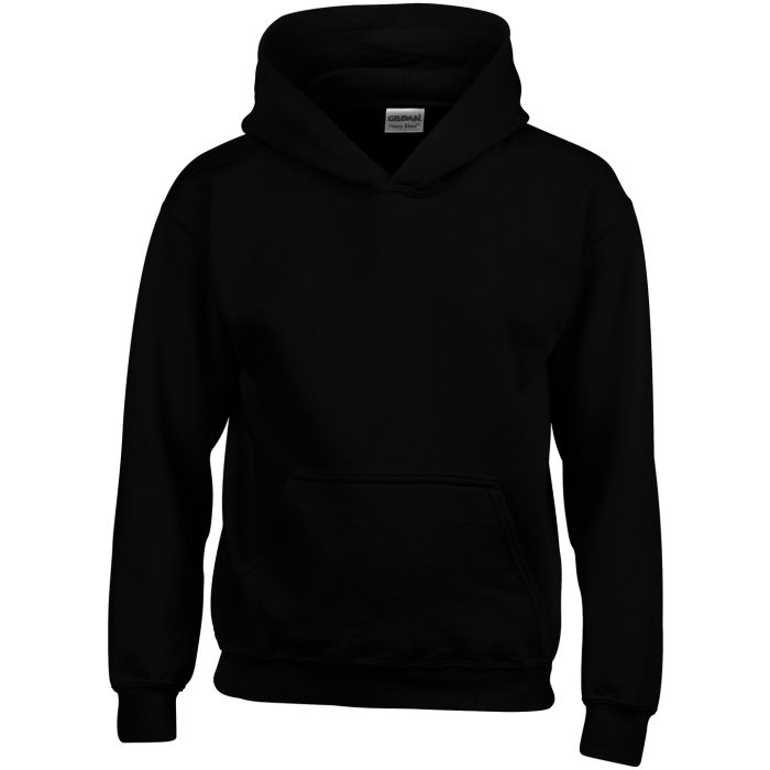 Heavy Blend™ youth hooded sweatshirt - Black - XS Heavy Blend™ youth hooded sweatshirt - Black - XS
