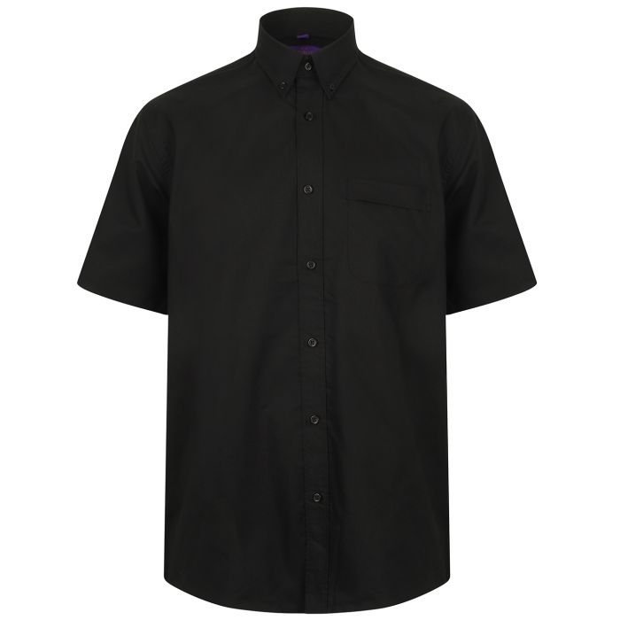 Wicking antibacterial short sleeve shirt - Black - S Wicking antibacterial short sleeve shirt - Black - S