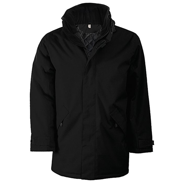 Quilted parka - Black/Black*† - XS Quilted parka - Black/Black*† - XS