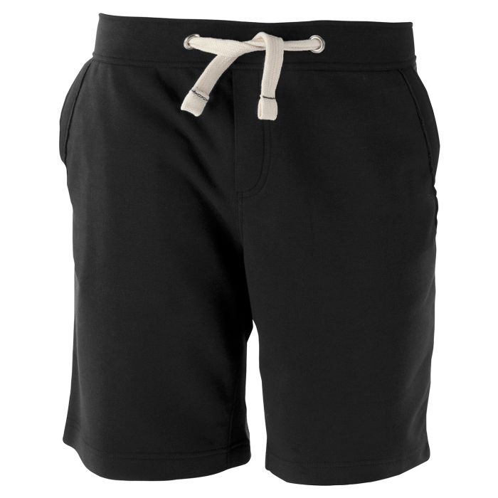 Unisex French terry Bermuda shorts - Black - S Unisex French terry Bermuda shorts - Black - S
