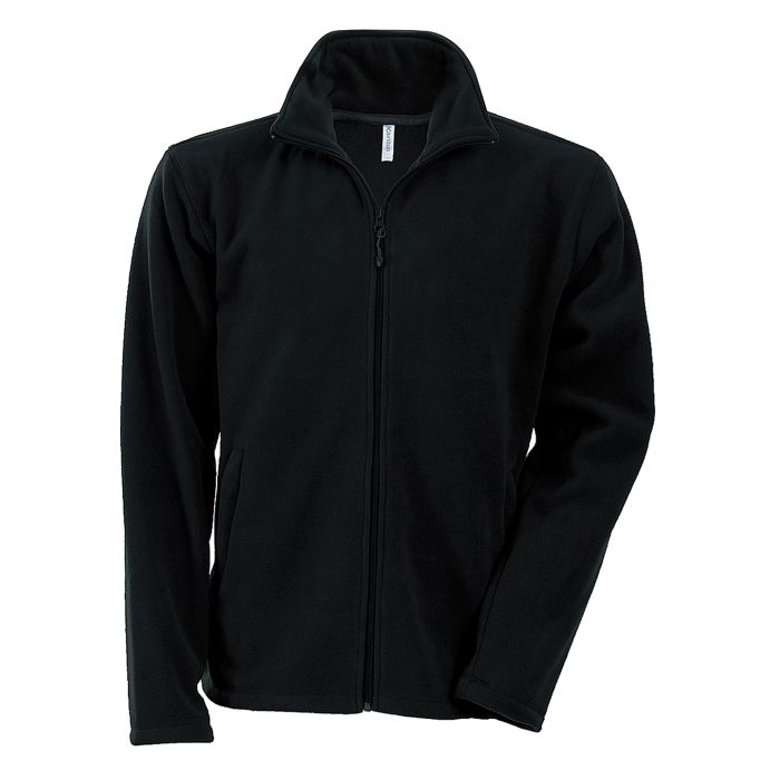 Falco full zip microfleece jacket - Black* - S Falco full zip microfleece jacket - Black* - S