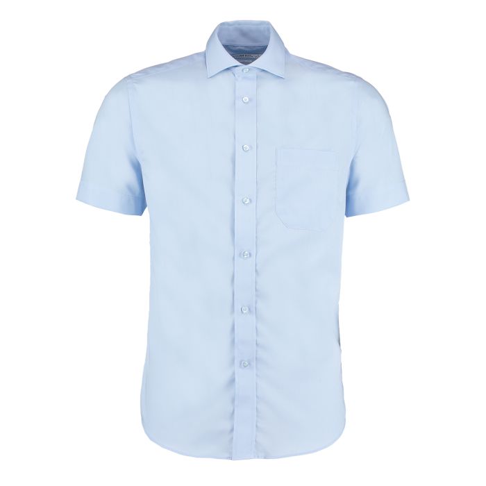 Premium non-iron corporate shirt short-sleeved (classic fit) - Light Blue - 15 Premium non-iron corporate shirt short-sleeved (classic fit) - Light Blue - 15