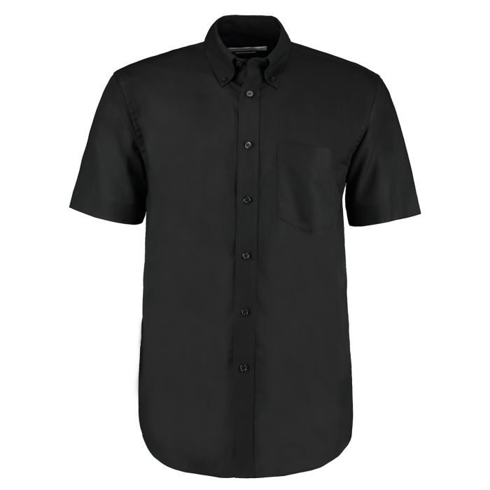 Workplace Oxford shirt short-sleeved (classic fit) - Black - 14.5 Workplace Oxford shirt short-sleeved (classic fit) - Black - 14.5