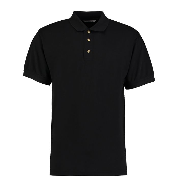 Workwear polo with Superwash® 60°C (classic fit) - Black - XS