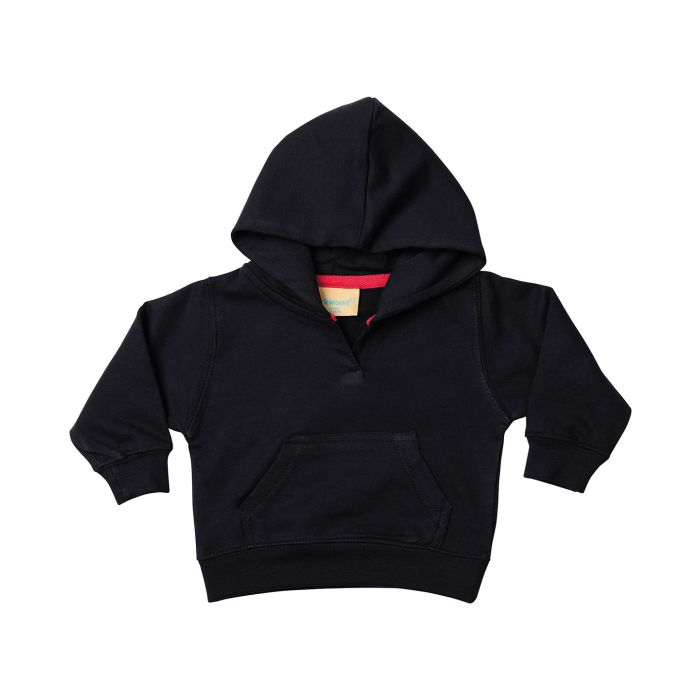 Toddler hooded sweatshirt with kangaroo pocket - Black - 6/12 Months Toddler hooded sweatshirt with kangaroo pocket - Black - 6/12 Months
