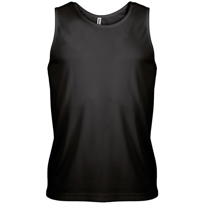 Men's sports vest - Black - S Men's sports vest - Black - S