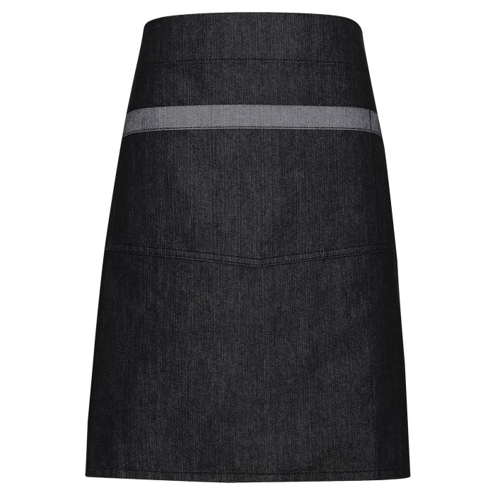 Domain contrast denim waist apron Domain contrast denim waist apron