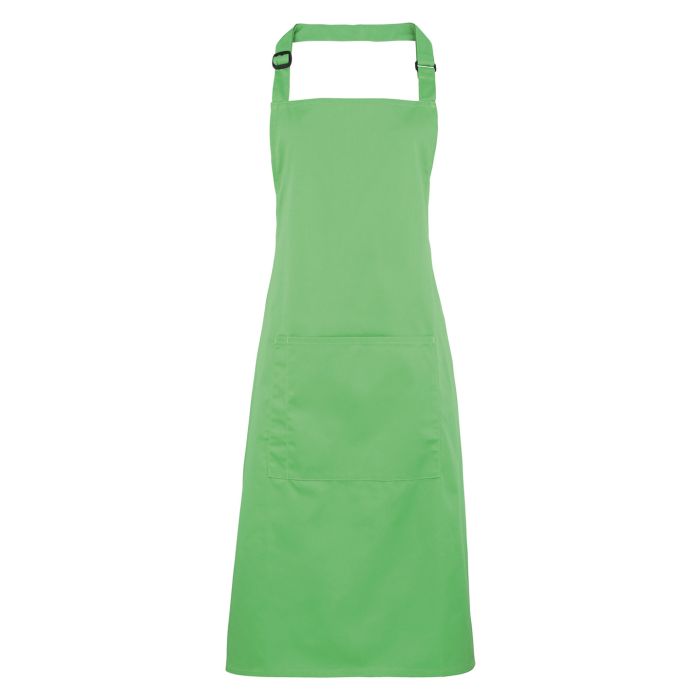 Colours bib apron with pocket - Apple - One size Colours bib apron with pocket - Apple - One size
