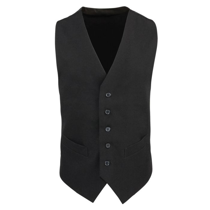 Lined polyester waistcoat - Black - XXS Lined polyester waistcoat - Black - XXS