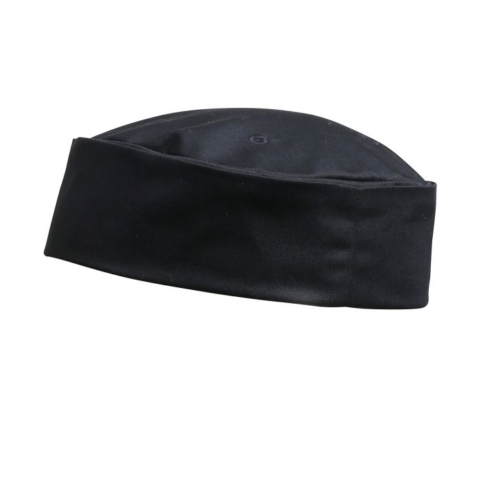 Turn-up chef's hat - Black - S Turn-up chef's hat - Black - S