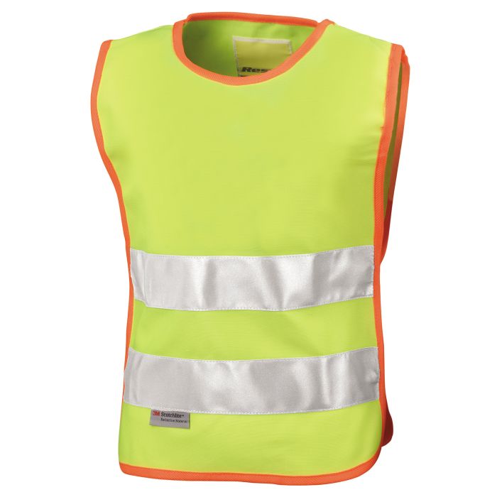 Junior hi-viz tabard - Fluorescent Yellow - L/XL Junior hi-viz tabard - Fluorescent Yellow - L/XL