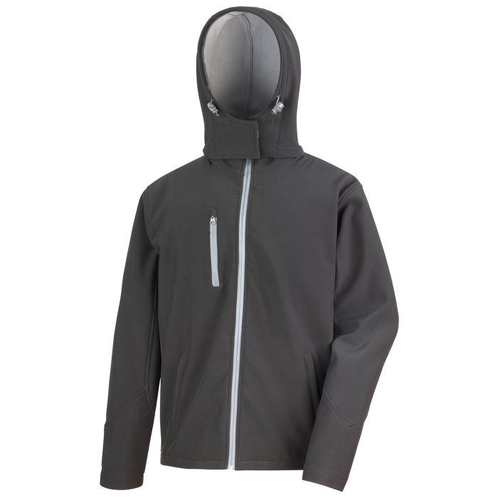 Core TX performance hooded softshell jacket - Black/Grey - S Core TX performance hooded softshell jacket - Black/Grey - S
