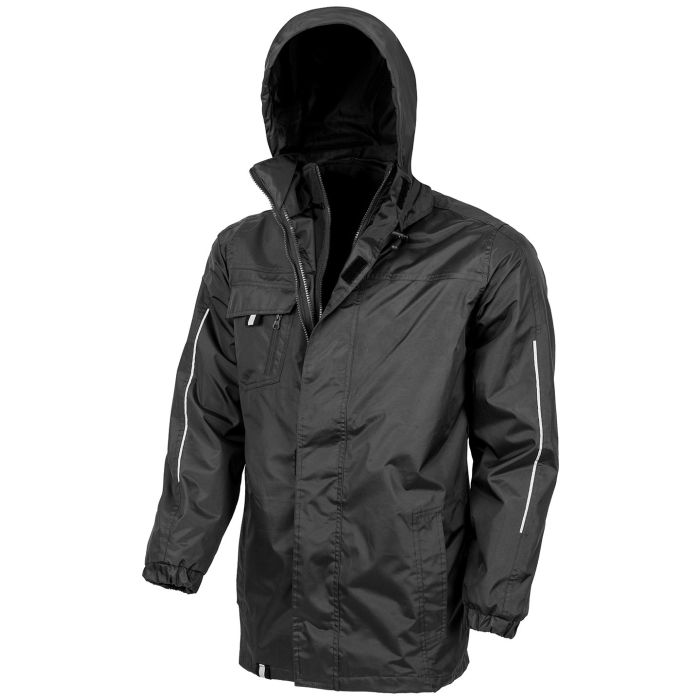 3-in1 CORE transit jacket with printable softshell inner - Black - XS 3-in1 CORE transit jacket with printable softshell inner - Black - XS
