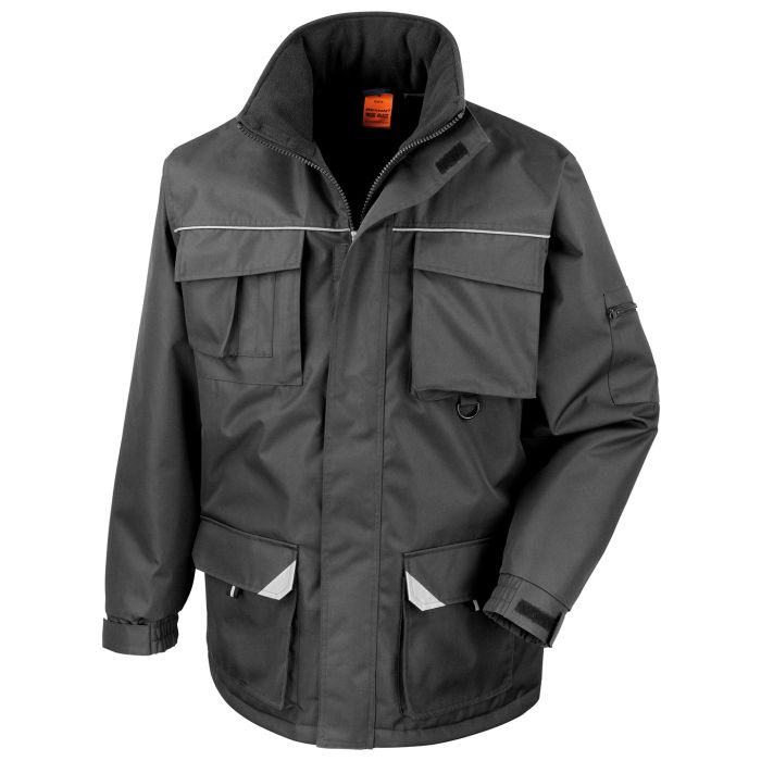 Work-Guard Sabre long coat - Black - S Work-Guard Sabre long coat - Black - S