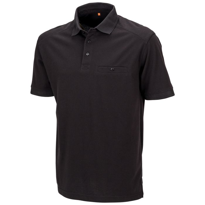 Work-Guard Apex pocket polo shirt - Black - XS Work-Guard Apex pocket polo shirt - Black - XS