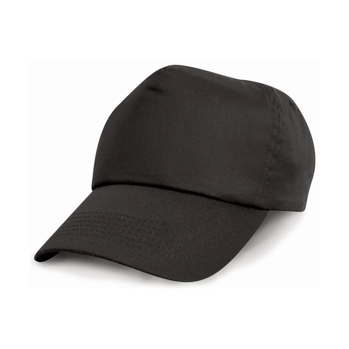 Junior cotton cap - Black - One size Junior cotton cap - Black - One size