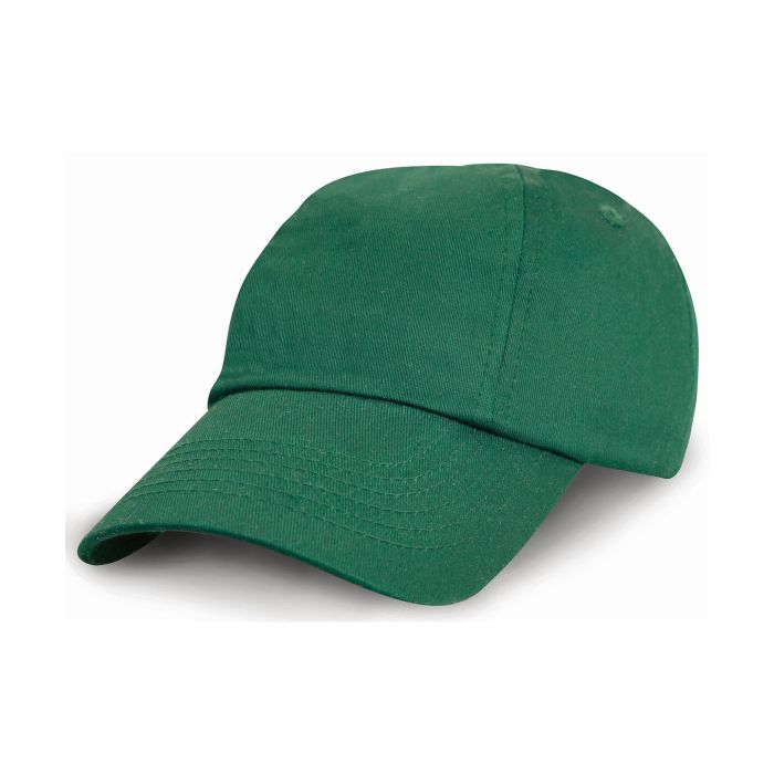 Junior low-profile cotton cap - Bottle Green - One size Junior low-profile cotton cap - Bottle Green - One size
