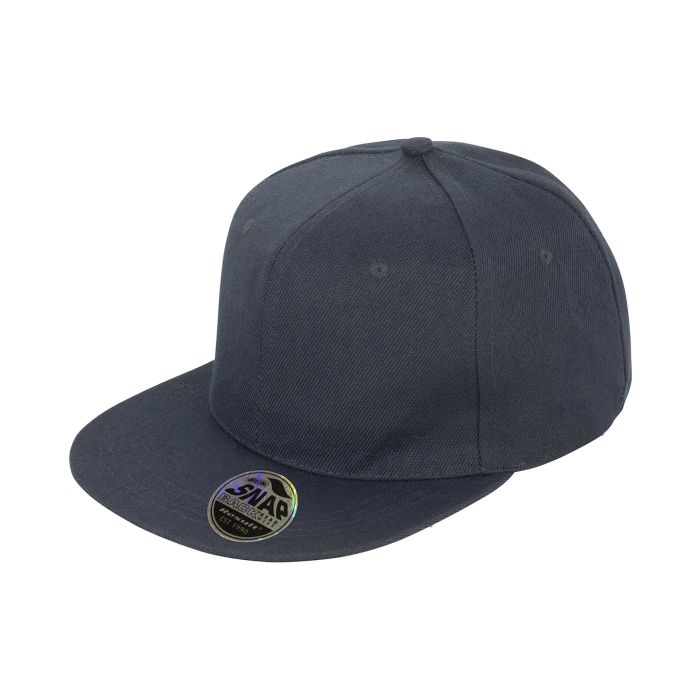 Bronx original flat peak snapback cap - Black - One size Bronx original flat peak snapback cap - Black - One size