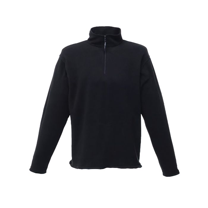 Zip-neck microfleece - Black - S Zip-neck microfleece - Black - S