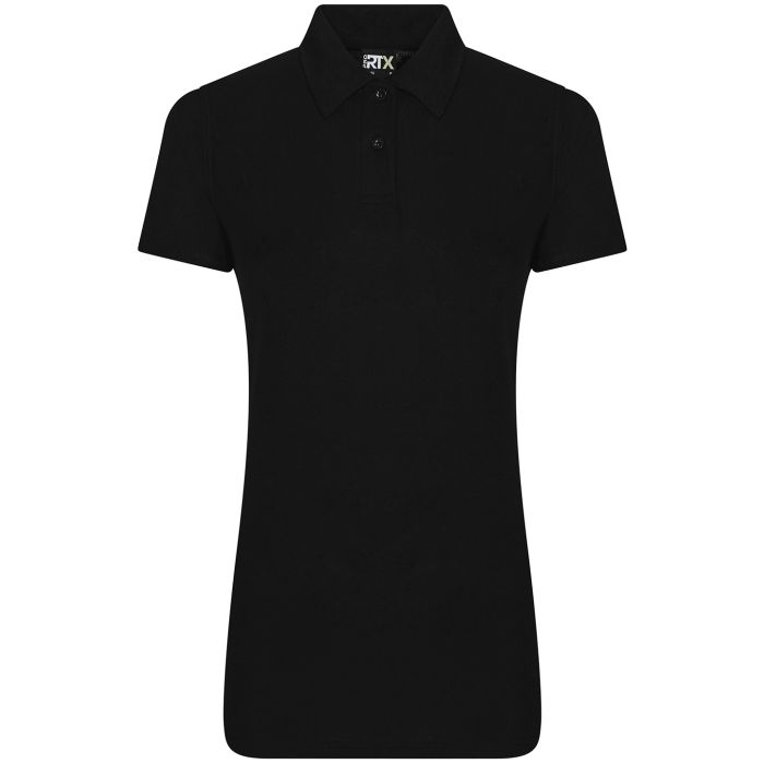 Women's pro polyester polo - Black - XS Women's pro polyester polo - Black - XS