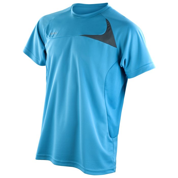 Spiro dash training shirt - Aqua/Grey - S Spiro dash training shirt - Aqua/Grey - S