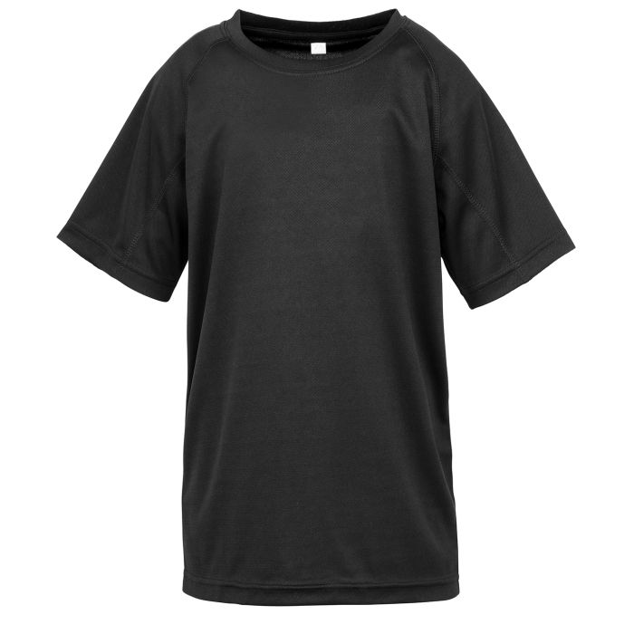 Junior performance aircool tee - Black - XS Junior performance aircool tee - Black - XS