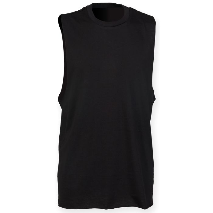 High neck slash armhole vest - Black - S High neck slash armhole vest - Black - S