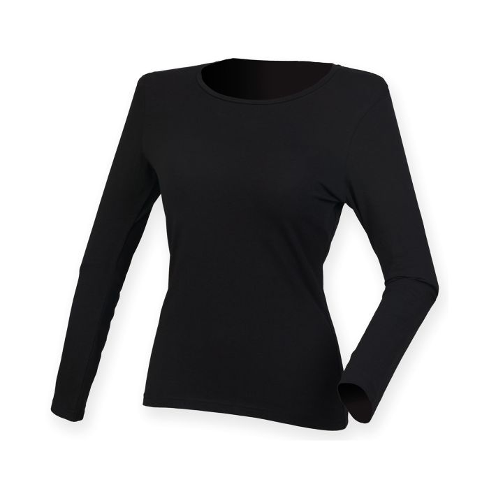 Women's feel good long sleeved stretch t-shirt Women's feel good long sleeved stretch t-shirt