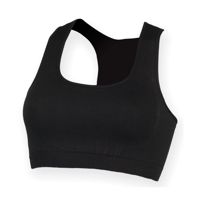 Women's workout cropped top - Black - S Women's workout cropped top - Black - S