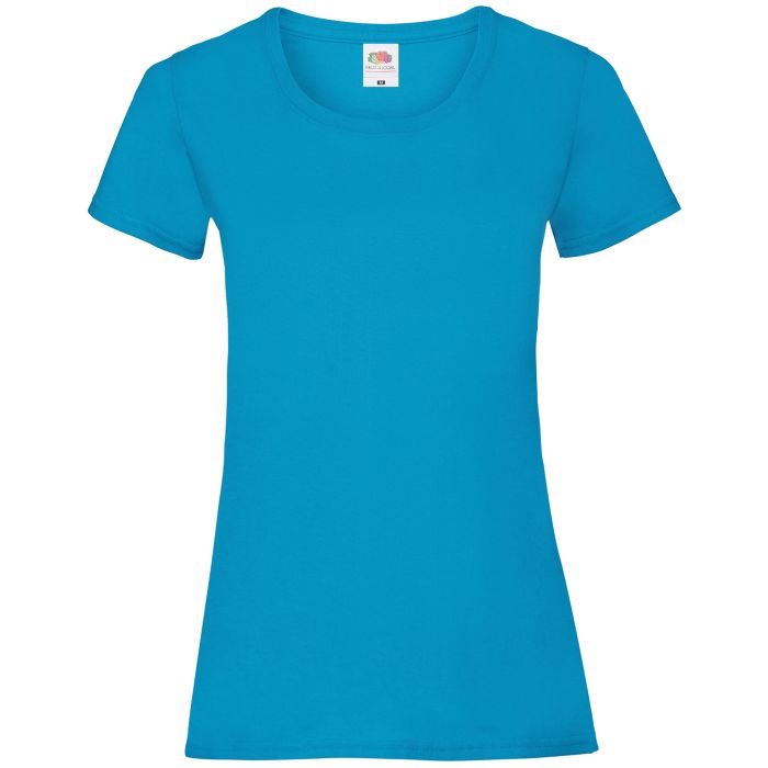 Women's valueweight T - Azure Blue - XS Women's valueweight T - Azure Blue - XS
