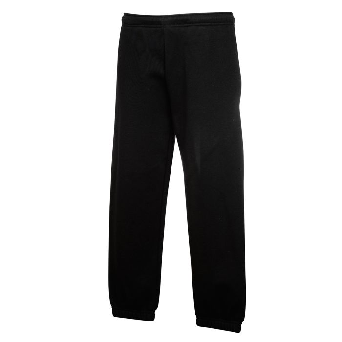 Kids premium elasticated cuff jog pants - Black - 5/6 Years Kids premium elasticated cuff jog pants - Black - 5/6 Years