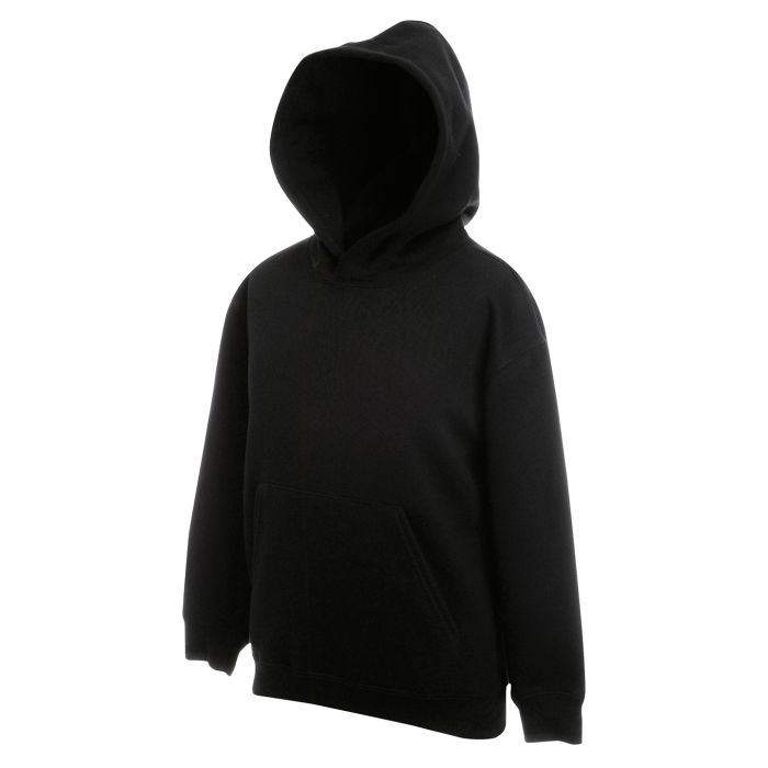 Kids premium hooded sweatshirt - Black - 5/6 Years Kids premium hooded sweatshirt - Black - 5/6 Years