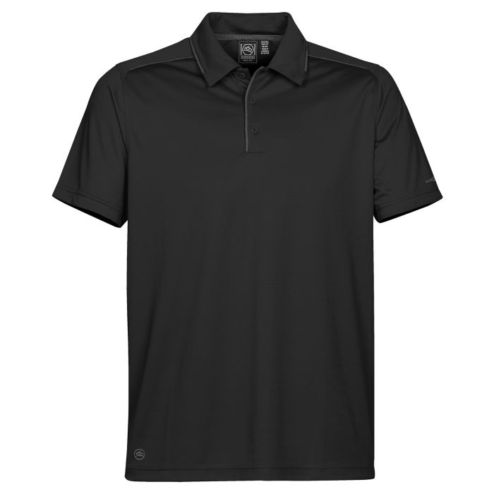 H2X Inertia performance polo - Black/Graphite - S H2X Inertia performance polo - Black/Graphite - S