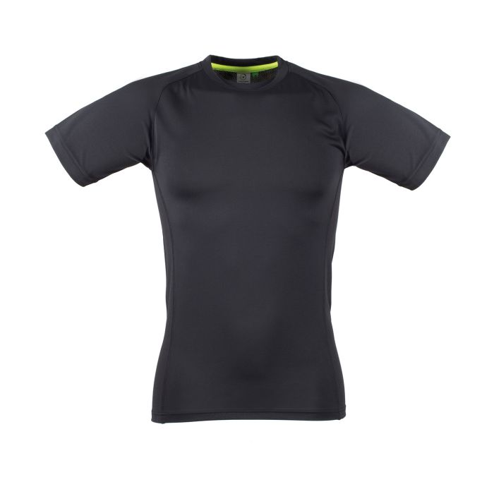 Slim fit t-shirt - Black/Black - S Slim fit t-shirt - Black/Black - S