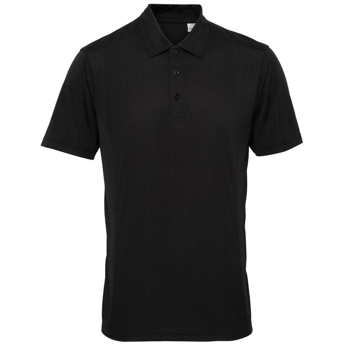 TriDri® panelled polo - Black - S TriDri® panelled polo - Black - S
